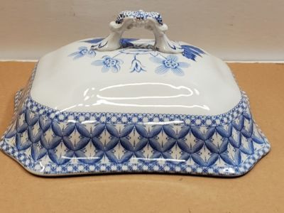 Blue & White Lid