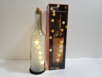 Light Up bottle Christmas Decor in Box