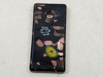 Millefiori Art Glass Pendant Vintage