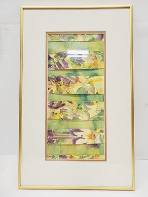 Original Watercolor Framed 11 x 17"