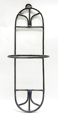 Plant 6.5" Pot Holder Wall Mount Metal 21" x 5.5"