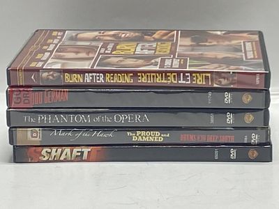 Lot of 5 DVD's Including Phantom of the Opera ++