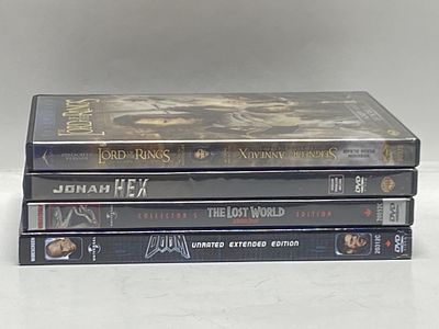 Lot of 4 DVD's Including Doom Lord of Rings ++