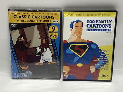 2 Cartoon DVD's