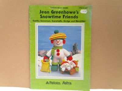 Jean Greenhowe's Snowtime Friends Craft Booklet. Printed in Scotland