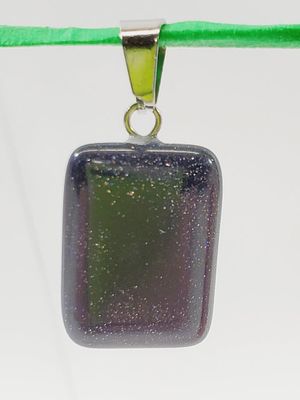 Purple Goldstone Pendant