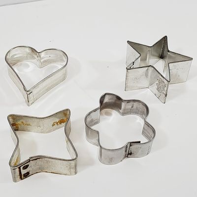 Vintage Cookie Cutters Metal