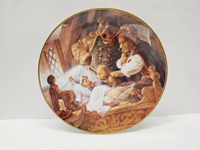 8.5" Plate Goldilocks & 3 Bears