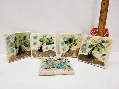 Lot of 5 Coasters