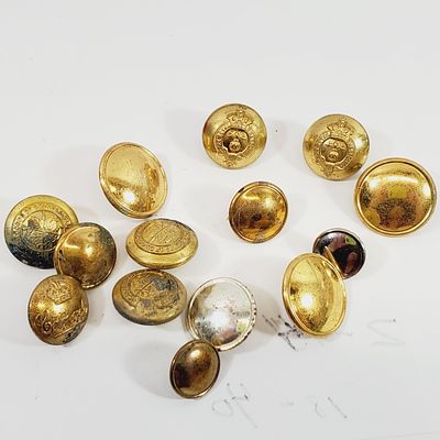 Lot of Mixed Military UNiform Buttons Canadian