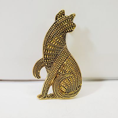Art Deco Style Cat Brooch