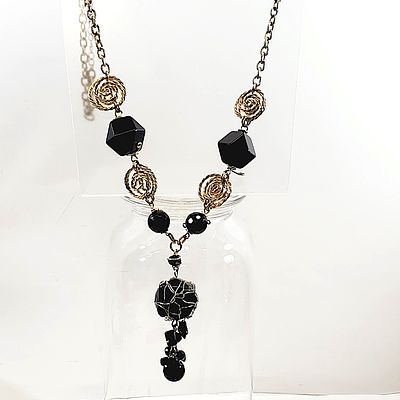 Chunky Sweater Necklace 26"