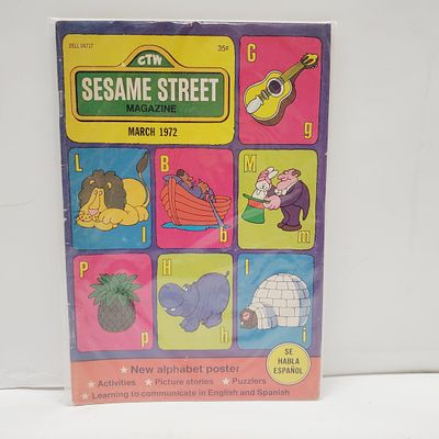 1972 Sesame Street Magazine