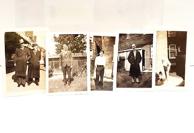 Lot of 4 Black & White Photos