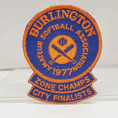 1977 Burlington Softball Champions Patch