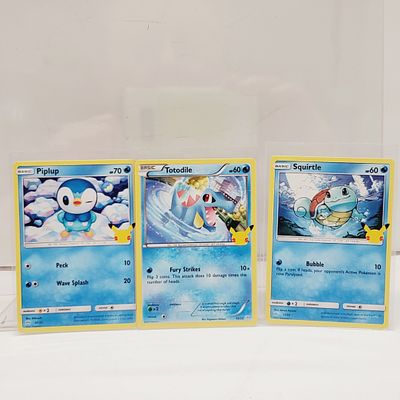 3 Pokemon Cards 2021