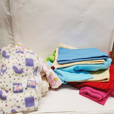 Large Lot of Fabric Remnants