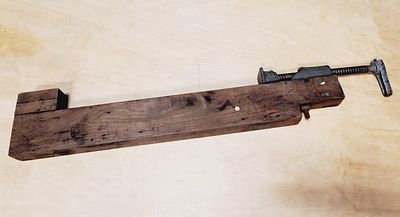 Antique Wood Clamp. Needs to be picked up quickly We will not ship this lot