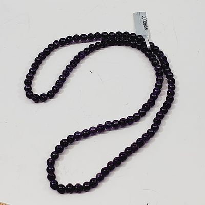 Purple Beaded Necklace