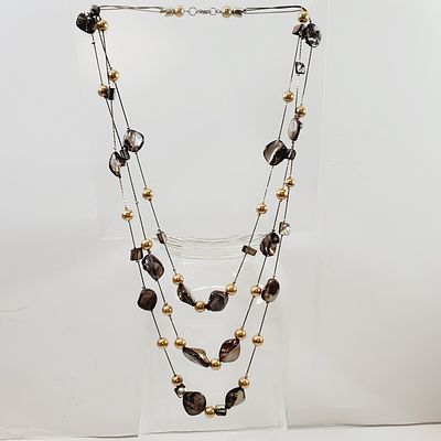 Triple Strand Necklace 22"