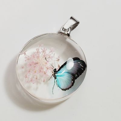 Butterfly Glass Pendant