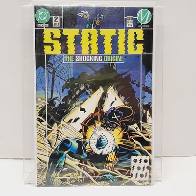 #2 Static The Shocking Origin DC Comics