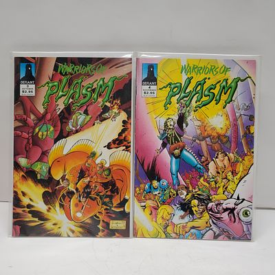 Lot of 2 Warrior of Plasm Comics