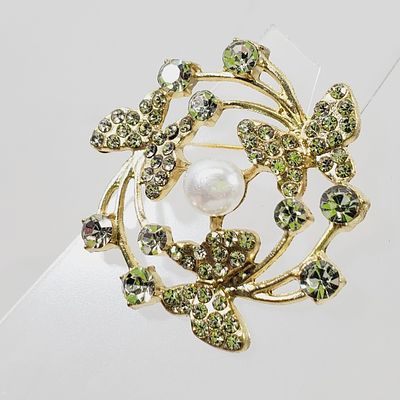 Crystal Brooch