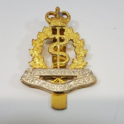 Royal Canadian Army Medical Corps Cap Badge