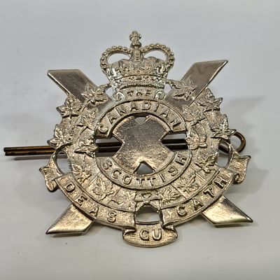 Canadian Scottish Cap Badge with Pin