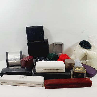 Lot of Vintage Jewelry Boxes