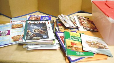 Lot of Cookbooks and Cooking Magazines