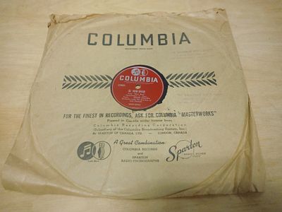 Frank Sinatra 12" Single Record 1940's Columbia
