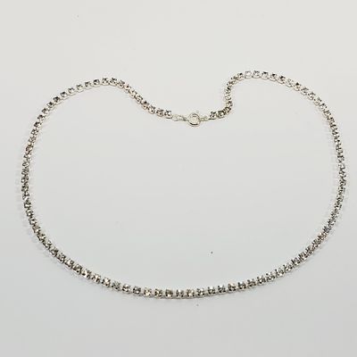Crystal Necklace 18" Vintage Style