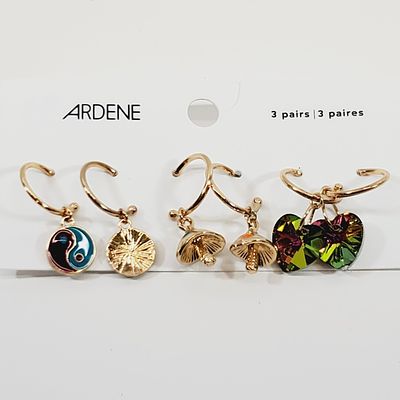 Earrings Still on Card