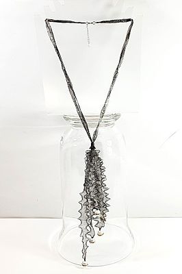 Unique Freshwater Pearls & Crystals 20" Necklace
