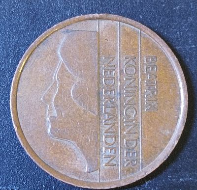 Монета. 5 центов. Недерланды. 1984г. Бронза. VF
