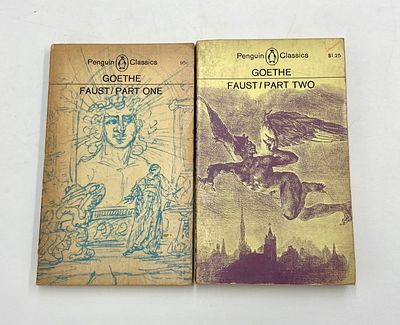 GOETHE - חלק 1 + חלק 2 - Penguin Classics. קלאסיקה גרמנית, 2 ספרים בכריכה רכה: FAUST - Part one 