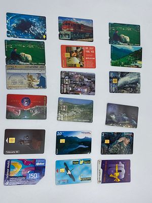 לוט 17 כרטיסי טלכרד ממדינות שונות 1980-1990. לוט 17 כרטיסי טלכרד ממדינות שונות יוון, טורקיה 