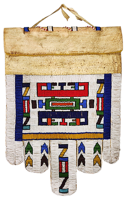 סינר נישואין אפריקאי מעוטר חרוזים – זולו/נדבלה, דרום אפריקה, תחילת המאה ה־20
African Beaded 