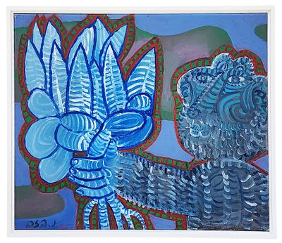 נפתלי בזם (Naftali Bezem) שמן על בד, חתום. 49×58 ס"מ. מידות: 49×58 ס"מ. 
מצב: טוב מאוד, עם 