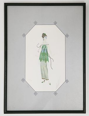 Erté (Romain De Tirtoff) (1892-1990) – Dinerzade - Hand signed Serigraph
ארטה-רומן דה טריטוף 