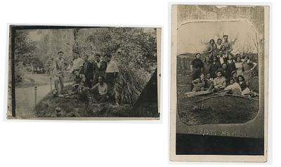 שני תצלומים תנועת נוער ציונית "החלוץ" רומניה – גלו 1933 / הרלאו 1935
Two “Hechalutz” 