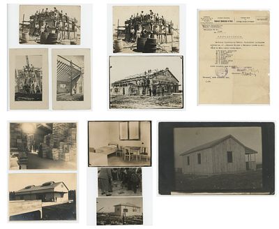 10 תצלומים ומסמך – עבודות בנייה בארץ ישראל, שנות ה־20–30 – העלייה השלישית. 10 תצלומי מקור שנות 