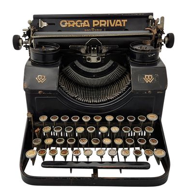 Orga Privat Typewriter | Bavaria, Germany | circa 1920s
Used in Eretz Israel during the British 