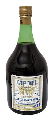 כרמל מזרחי – קונקורד | יין אדום מתוק – בקבוק מגנום (1.5 ליטר). בקבוק יין אספני מתוצרת יקבי כרמל 