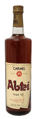 כרמל מזרחי – ליקר אבטי – בקבוק סגור, שנות ה־80. בקבוק ליקר אבטיי מתוצרת כרמל מזרחי, ישראל, תוצרת 