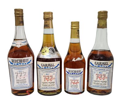 כרמל מזרחי – ברנדי 777 (Three Sevens) – לוט 4 בקבוקים
שנות ה־80 וה־90
. לוט אספני הכולל ארבעה 