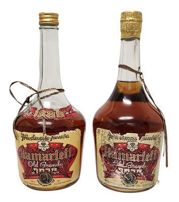 יקבי פרידמן תנובה – זוג בקבוקי ברנדי מרתף ישן | ישראל | שנות ה־60
. תכולה: 750 מ״ל כל בקבוק 