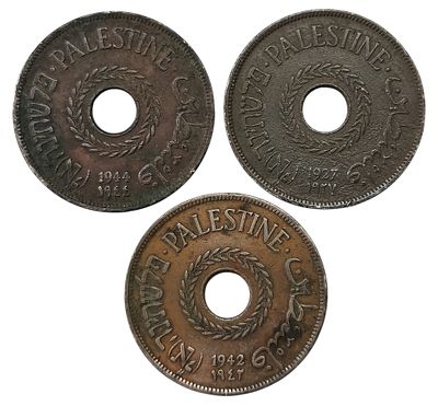 מטבע 20 מיל – עשרים מיל פלשתינה ארץ ישראל 1927, 1942, 1944 | ממשלת המנדט הבריטי
20 Mils 